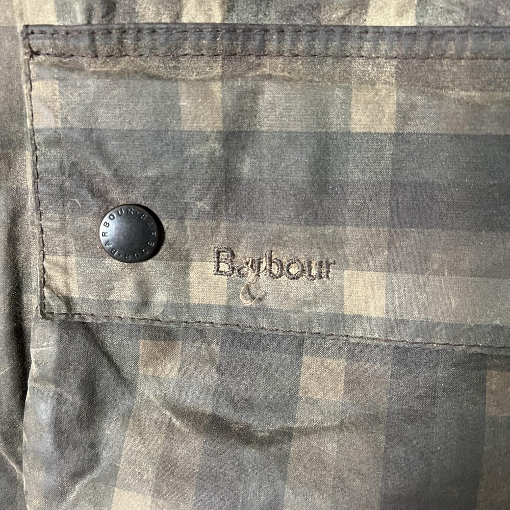 Barbour Ladies Winter Bedale Jacket Womens 18 Brown Waxed Check Fleece Lined - Picture 2 of 15